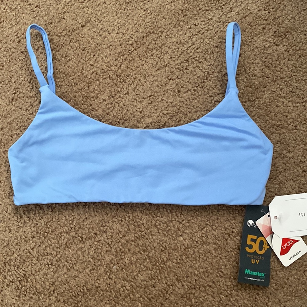 Baby blue MABU USA top